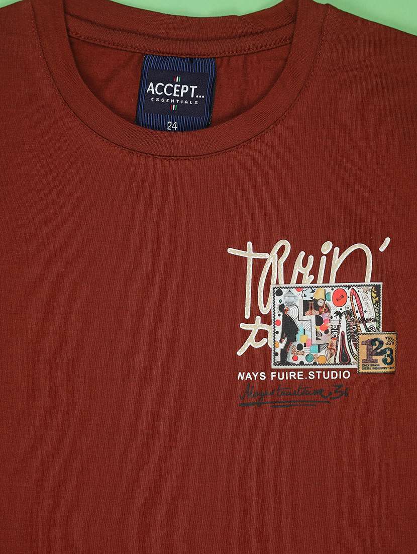 boys typography short sleeve t-shirt - 22171626 -  Standard Image - 2