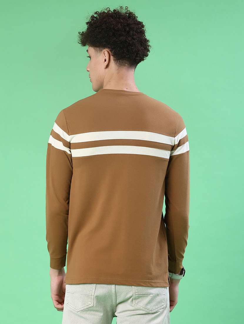 men striped long sleeve regular fit t-shirt - 22171675 -  Standard Image - 2