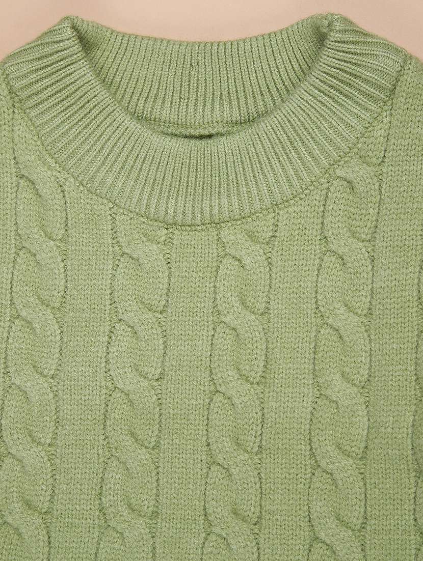 girls self design long sleeve sweater - 22171693 -  Standard Image - 2