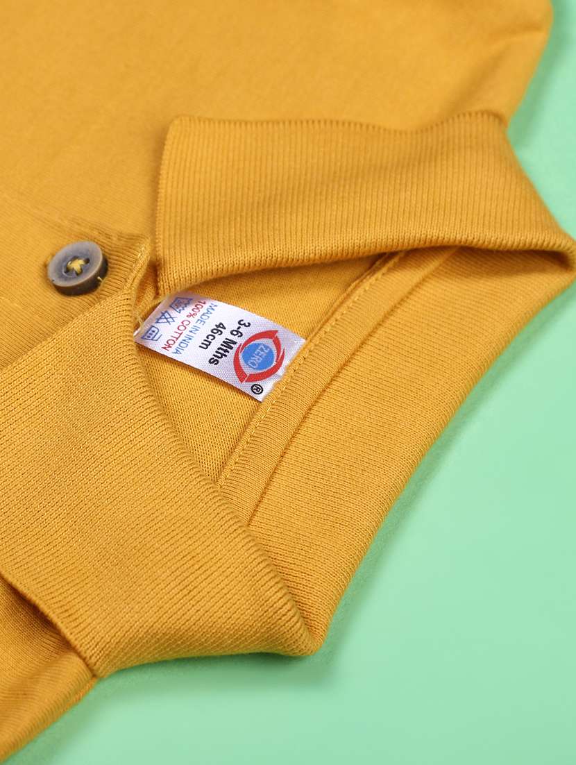 boys solid long sleeve polo t-shirt - 22171704 -  Standard Image - 2