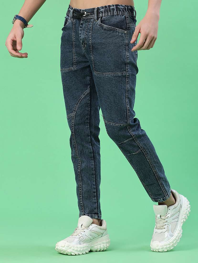 men plain mid rise full length jean - 22171744 -  Standard Image - 2