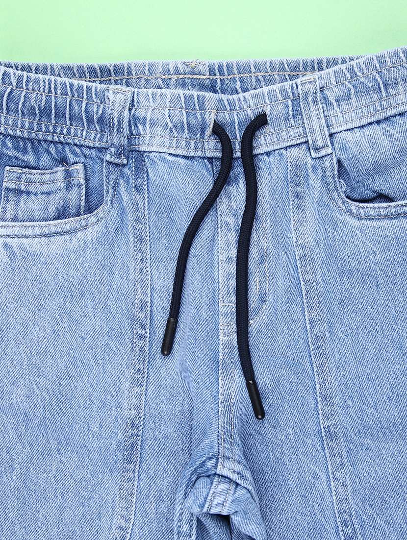 boys solid mid rise jeans - 22171749 -  Standard Image - 2