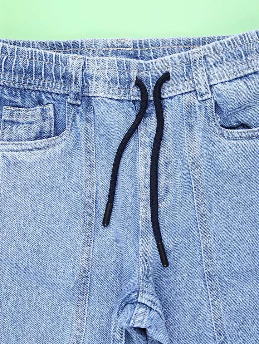 boys solid mid rise jeans - 22171749 -  Standard Image - 2