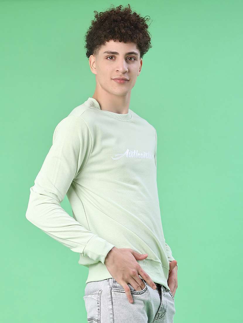 men chest print long sleeve regular fit sweatshirt - 22171764 -  Standard Image - 2