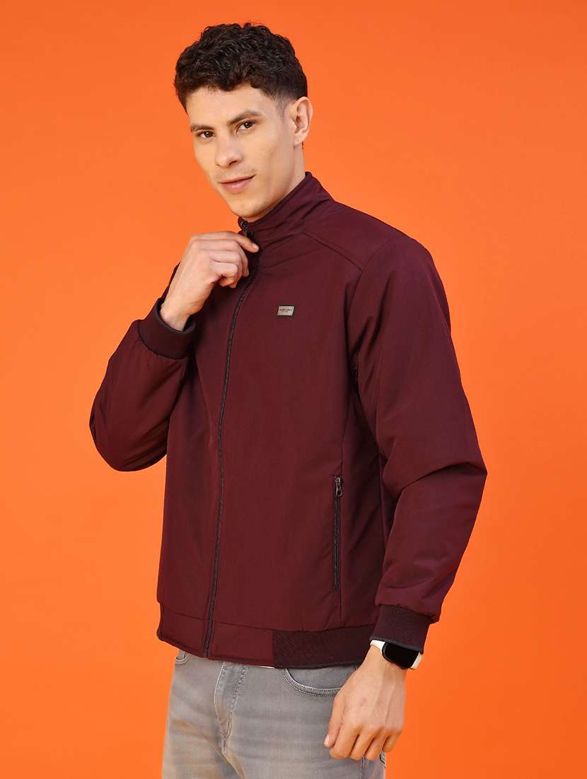 men solid long sleeve reversible bomber jacket - 22171774 -  Standard Image - 2