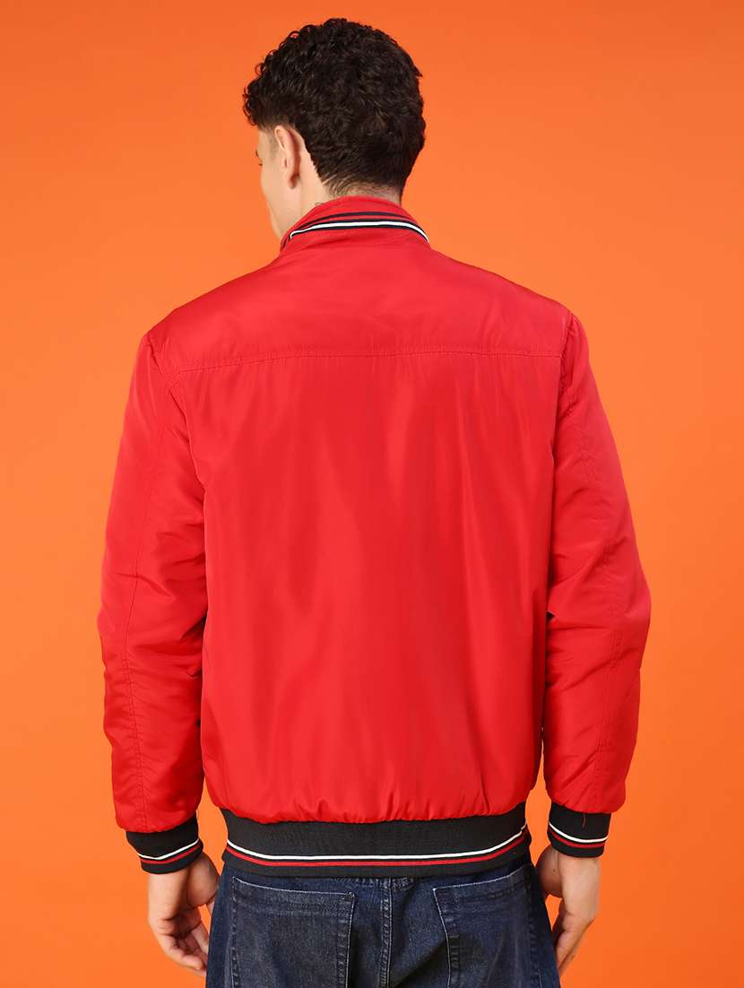 men solid long sleeve lightweight bomber jacket - 22171777 -  Standard Image - 2