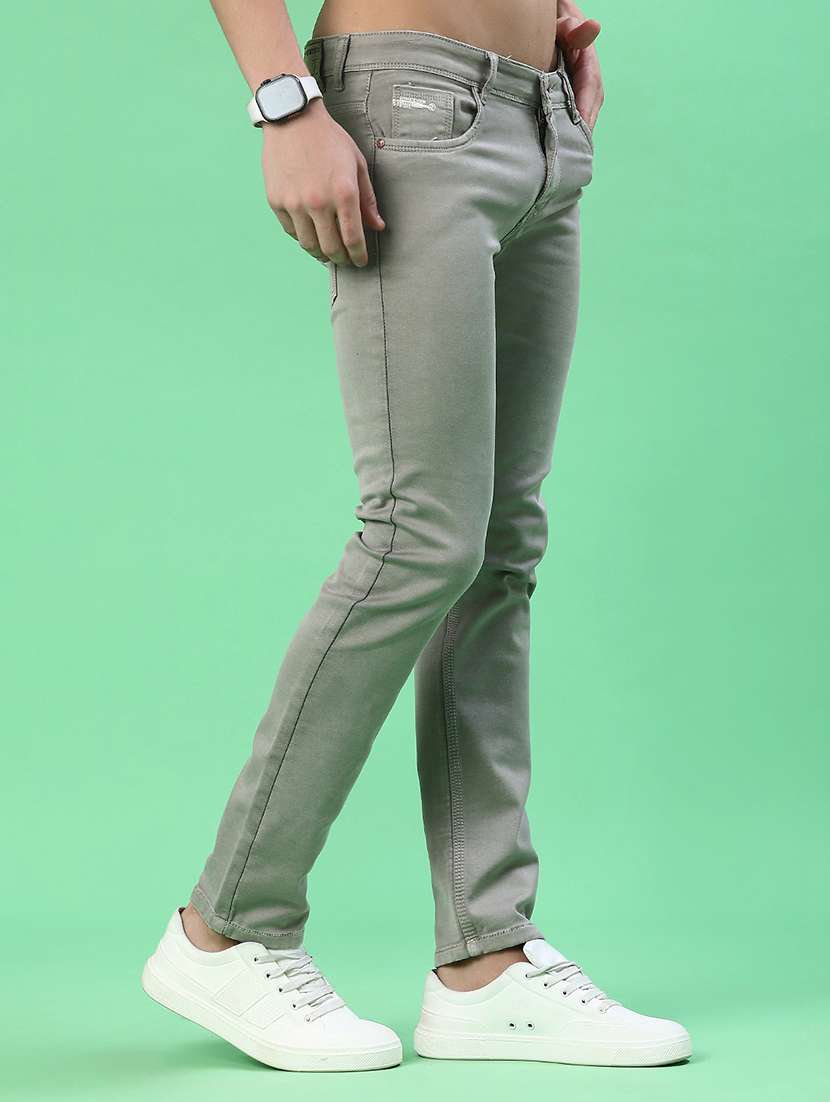 men plain mid rise full length jean - 22171782 -  Standard Image - 2