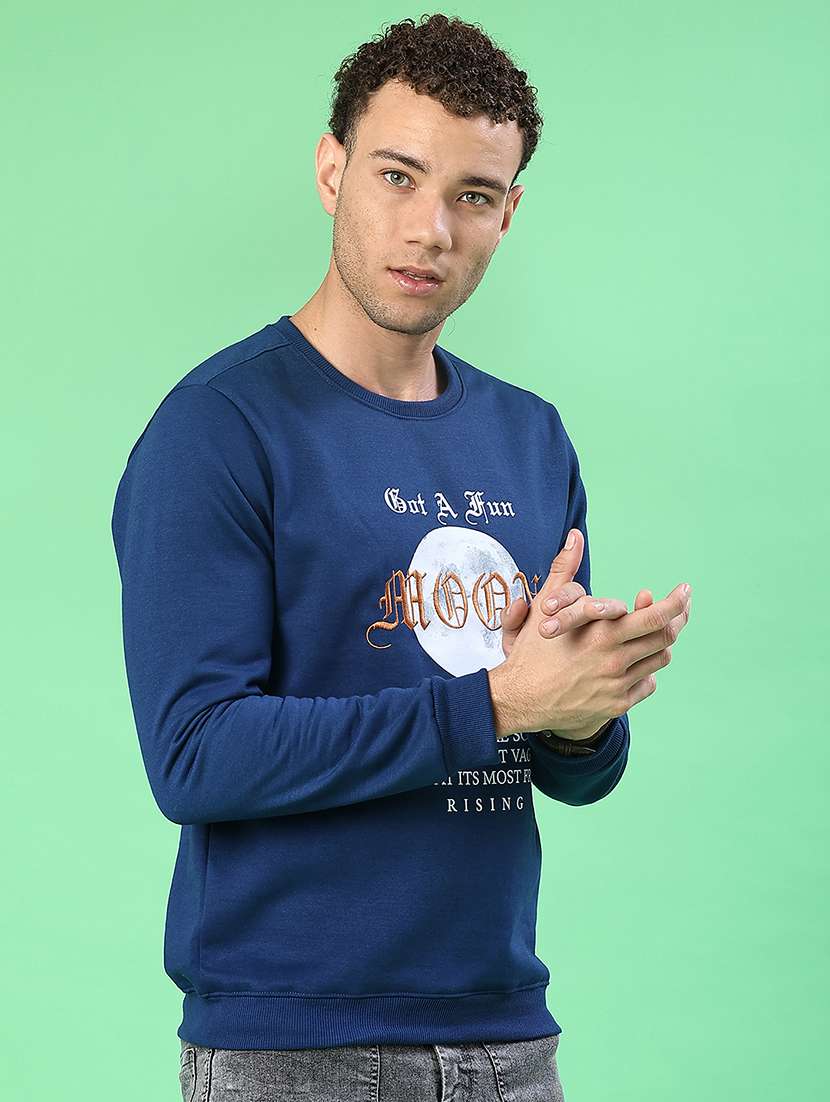 men front print long sleeve regular fit sweatshirt - 22171867 -  Standard Image - 2