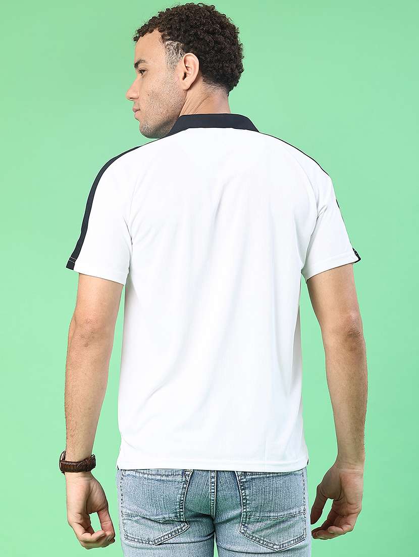 men solid short sleeve regular fit polo t-shirt - 22171896 -  Standard Image - 2