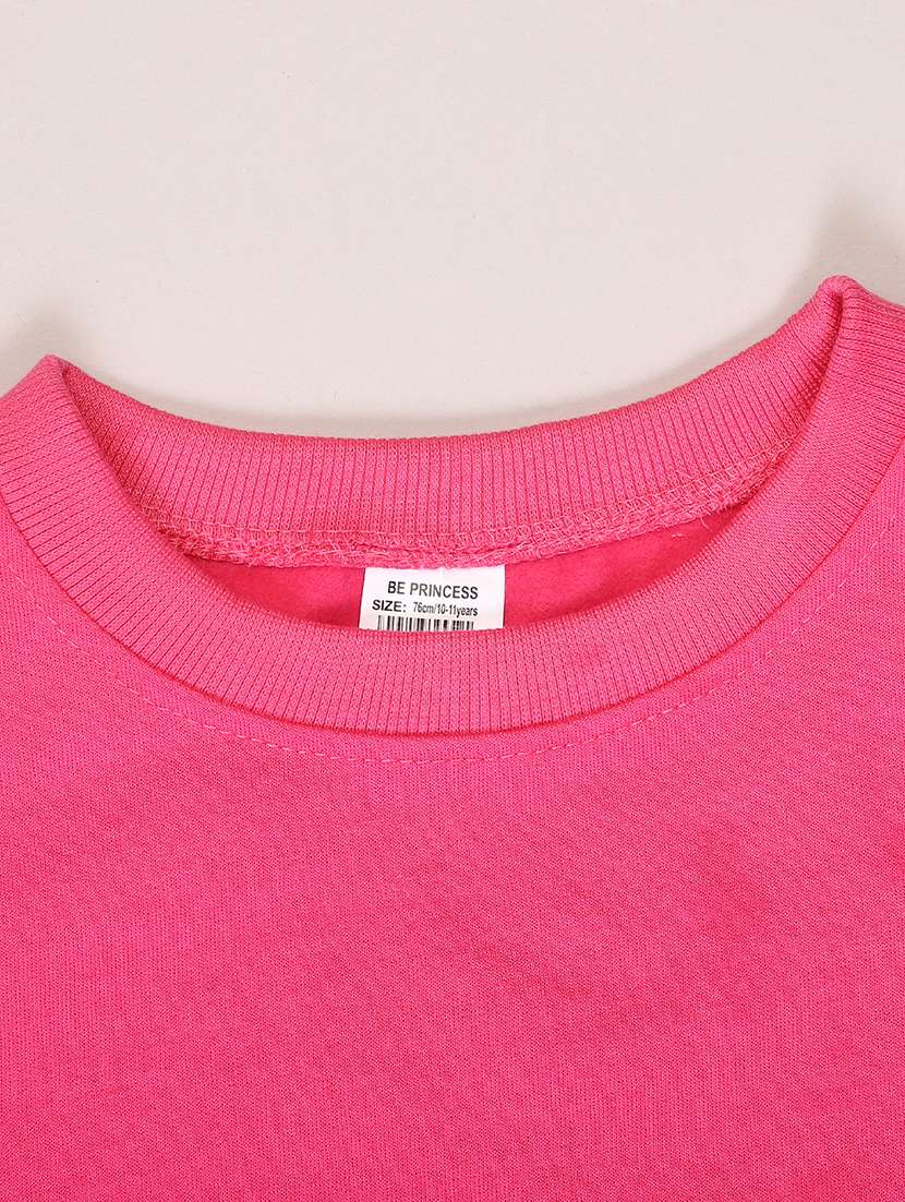 kids solid long sleeve sweatshirt - 22171933 -  Standard Image - 2