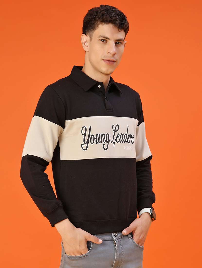 men chest print long sleeve regular fit sweatshirt - 22171972 -  Standard Image - 2