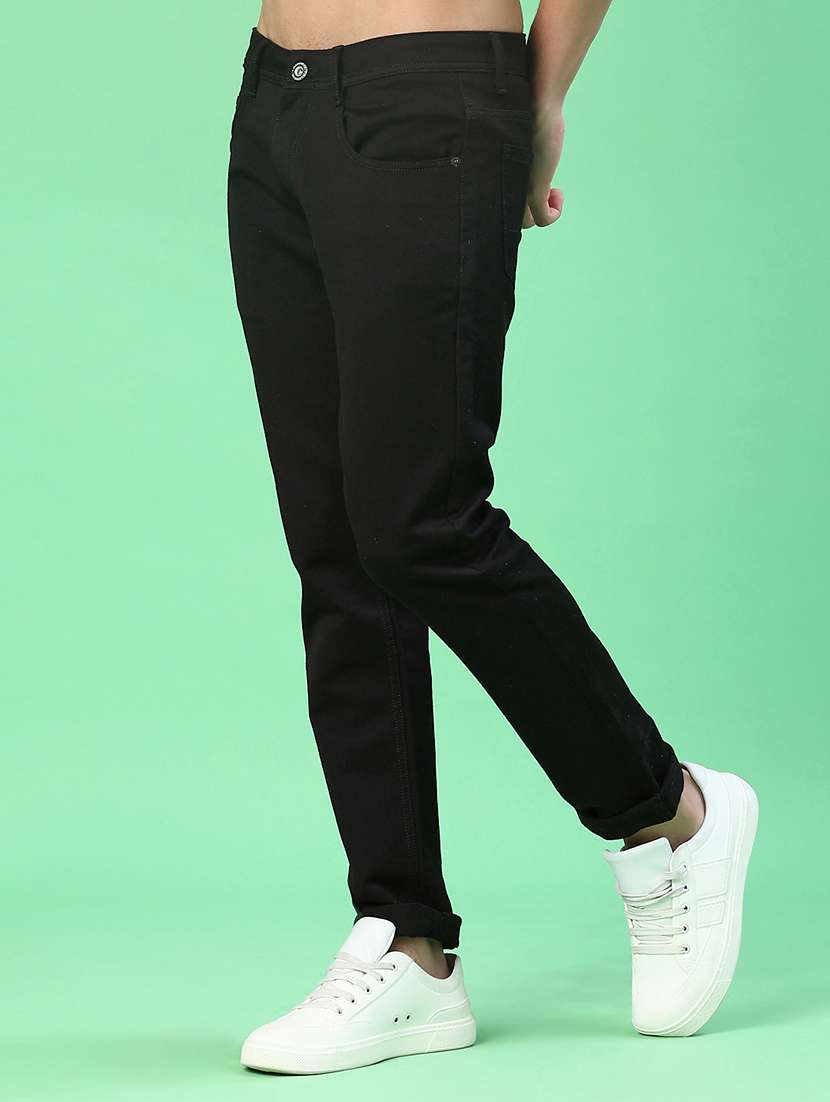 men plain mid rise full length jean - 22172091 -  Standard Image - 2