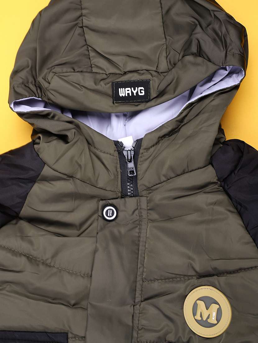 kids long sleeve hooded quilted jacket - 22172141 -  Standard Image - 2