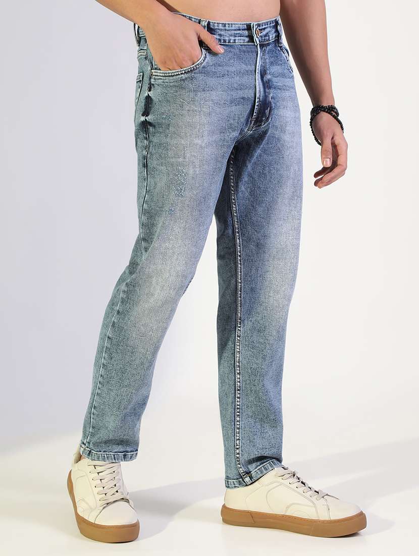 men solid mid rise slim fit jean - 22173624 -  Standard Image - 2