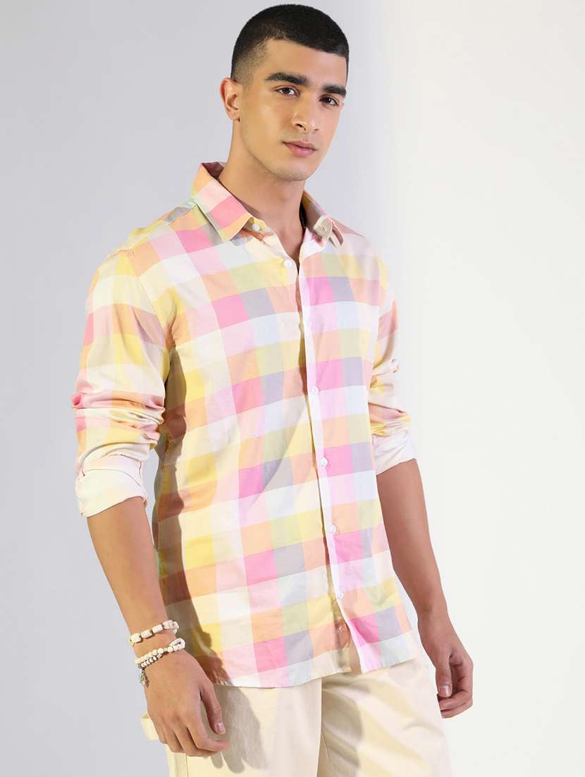 multi colored cotton casual shirt - 22173678 -  Standard Image - 2