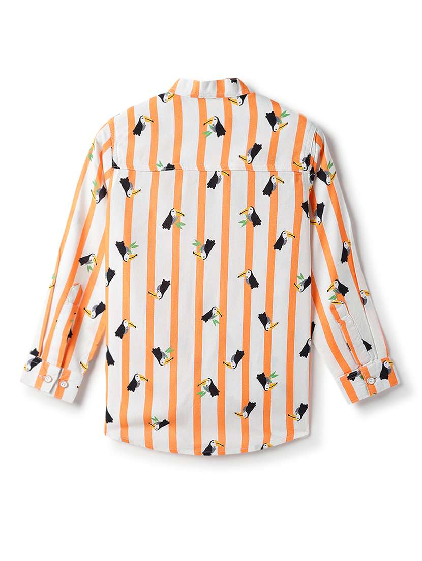 boys long sleeve mandarin collar shirt - 22173696 -  Standard Image - 2