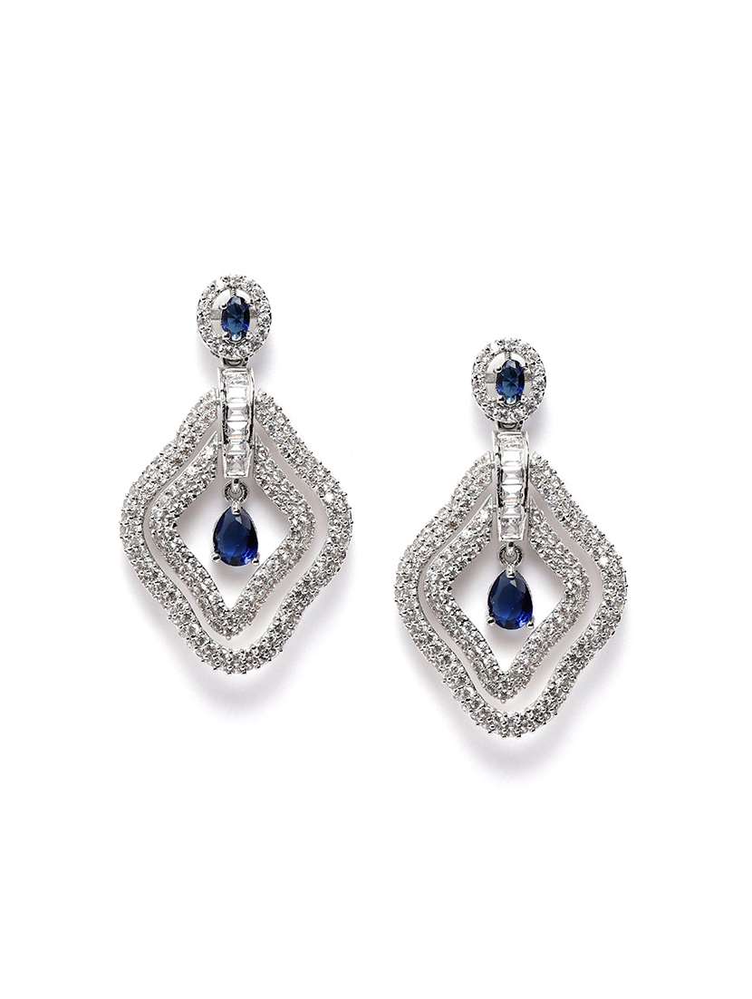 designer blue ad leaf earrings - 22173814 -  Standard Image - 2