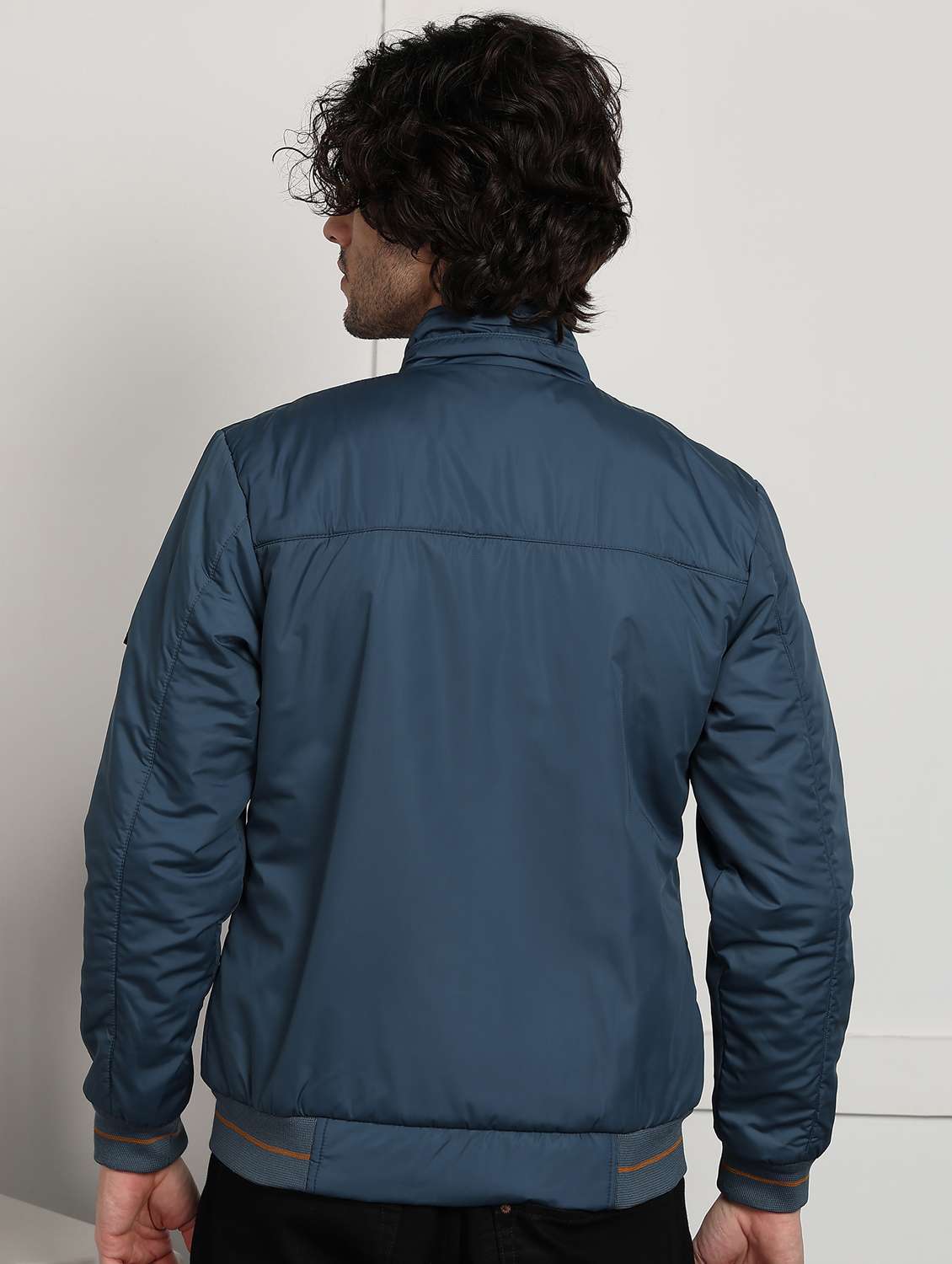 men solid long sleeve regular fit puffer jacket - 22173910 -  Standard Image - 2