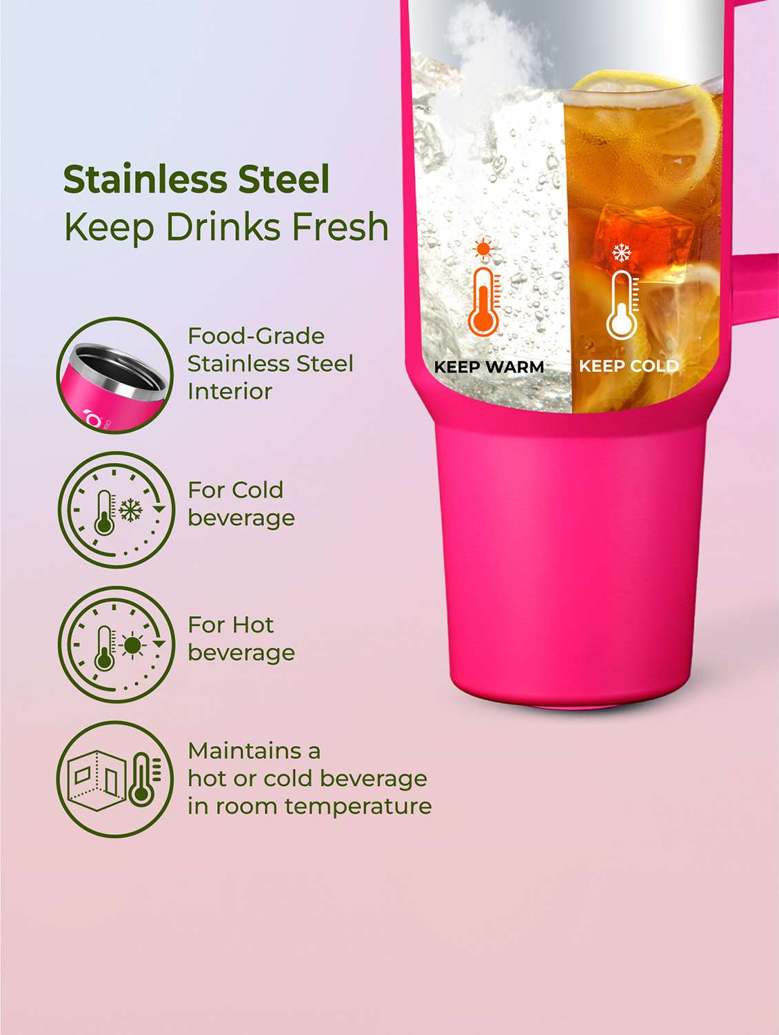 imeco eco-sipper pro stainless steel tumbler with straw 1.2 litre - sky blue - 22174112 -  Standard Image - 2