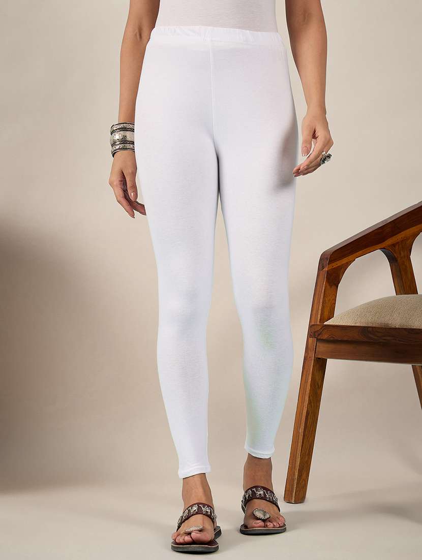 women pack of 3 solid mid rise legging - 22174454 -  Standard Image - 2