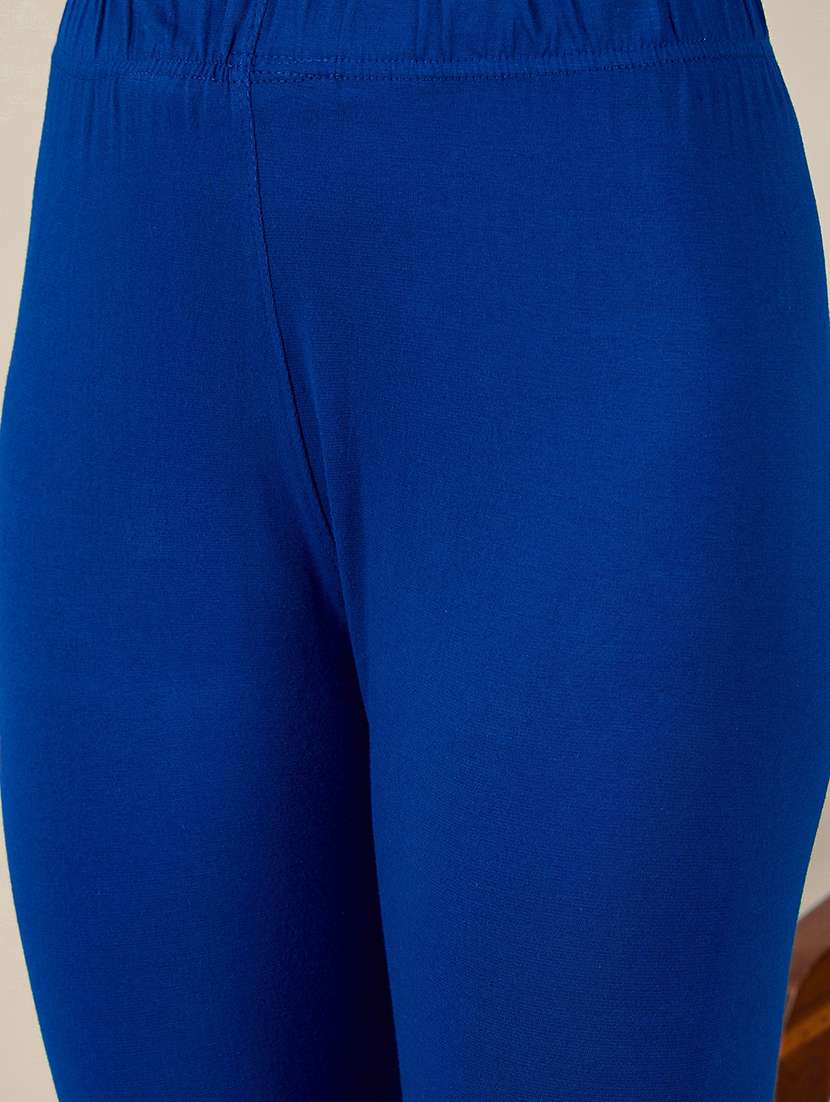 women pack of 3 solid mid rise legging - 22174454 -  Standard Image - 7