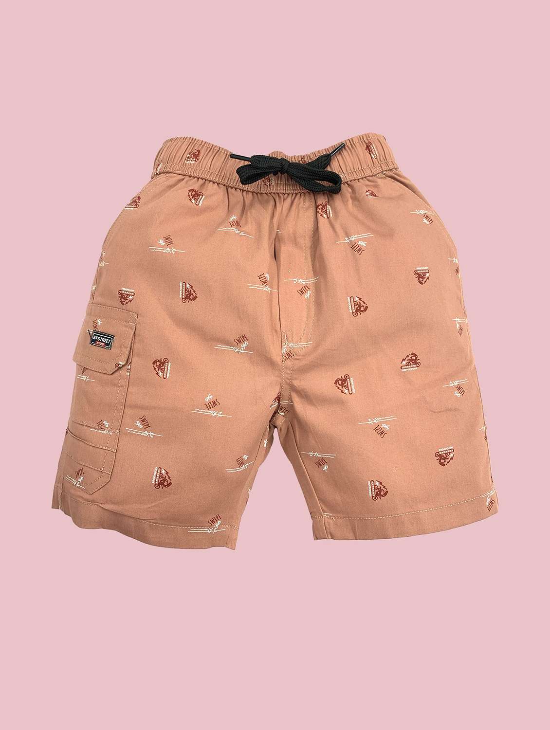 boys pack of 3 printed mid rise regular fit shorts - 22174725 -  Standard Image - 2