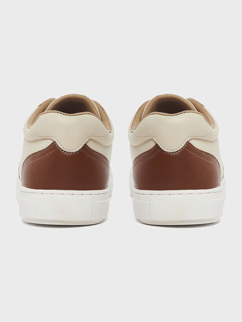 men beige solid slip on sneaker - 22174751 -  Standard Image - 2