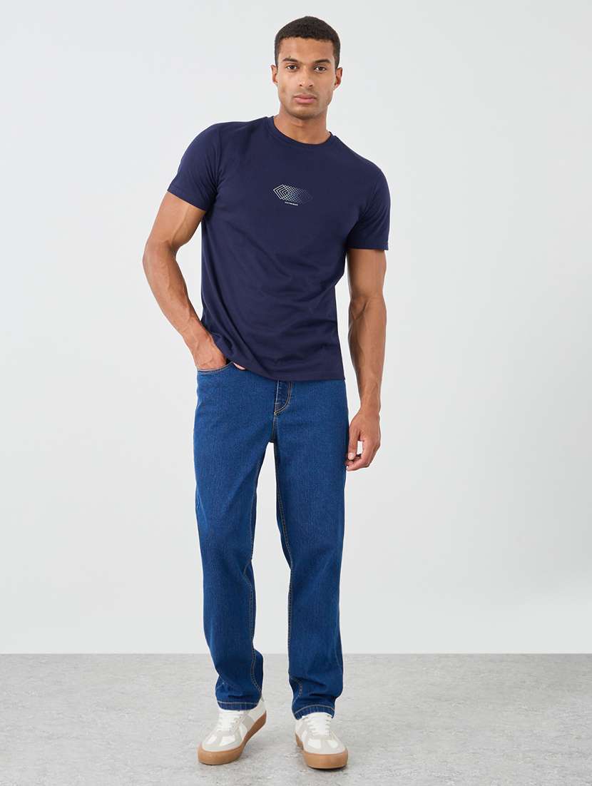 men solid mid rise straight fit jean - 22174793 -  Standard Image - 2