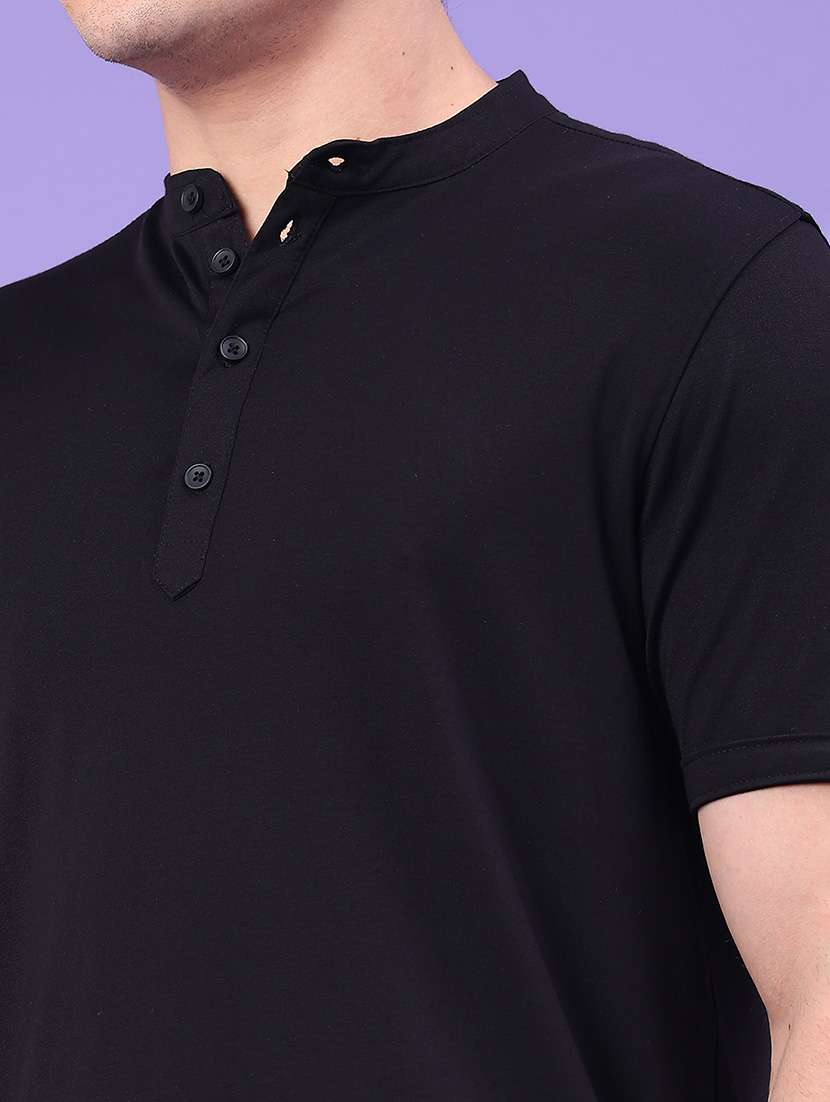men solid short sleeve regular fit t-shirt - 22175006 -  Standard Image - 2