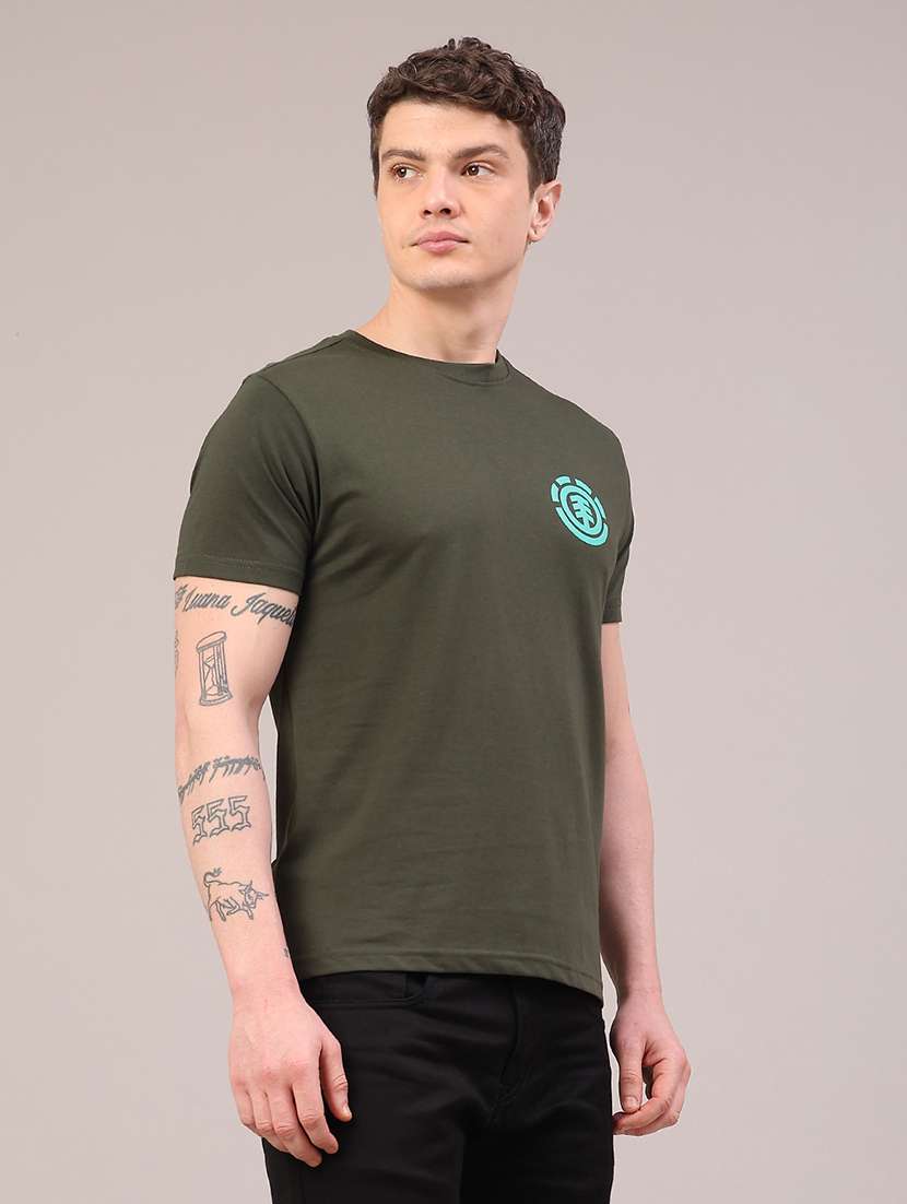 men printed short sleeve slim fit t-shirt - 22175023 -  Standard Image - 2