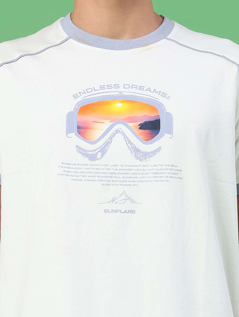 Men Printed Short Sleeve Regular Fit T-shirt - 22175044 -  Standard Image - 2