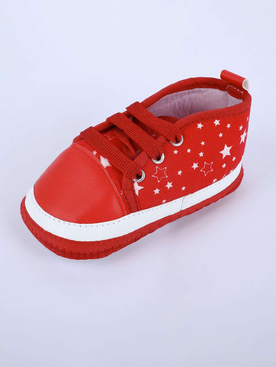 kids printed lace-up baby booties - 22175285 -  Standard Image - 2