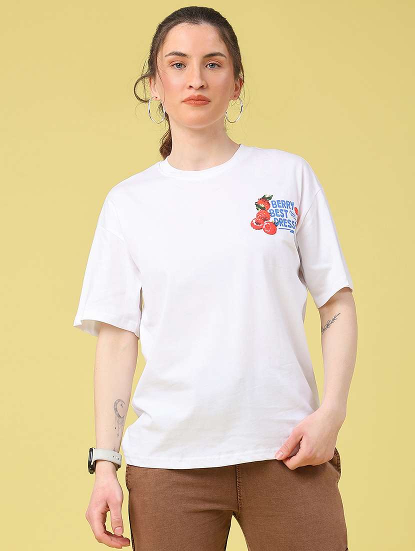 women printed short sleeve t-shirt - 22175438 -  Standard Image - 2