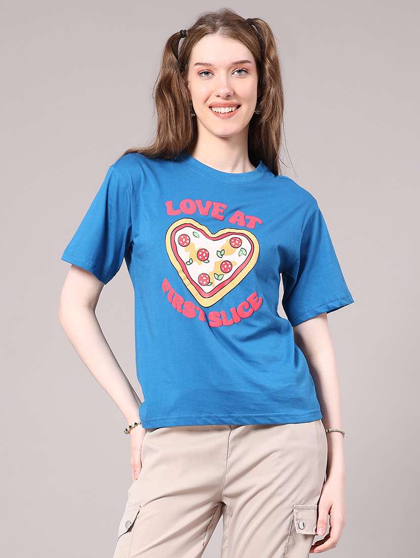 women printed short sleeve t-shirt - 22175442 -  Standard Image - 2