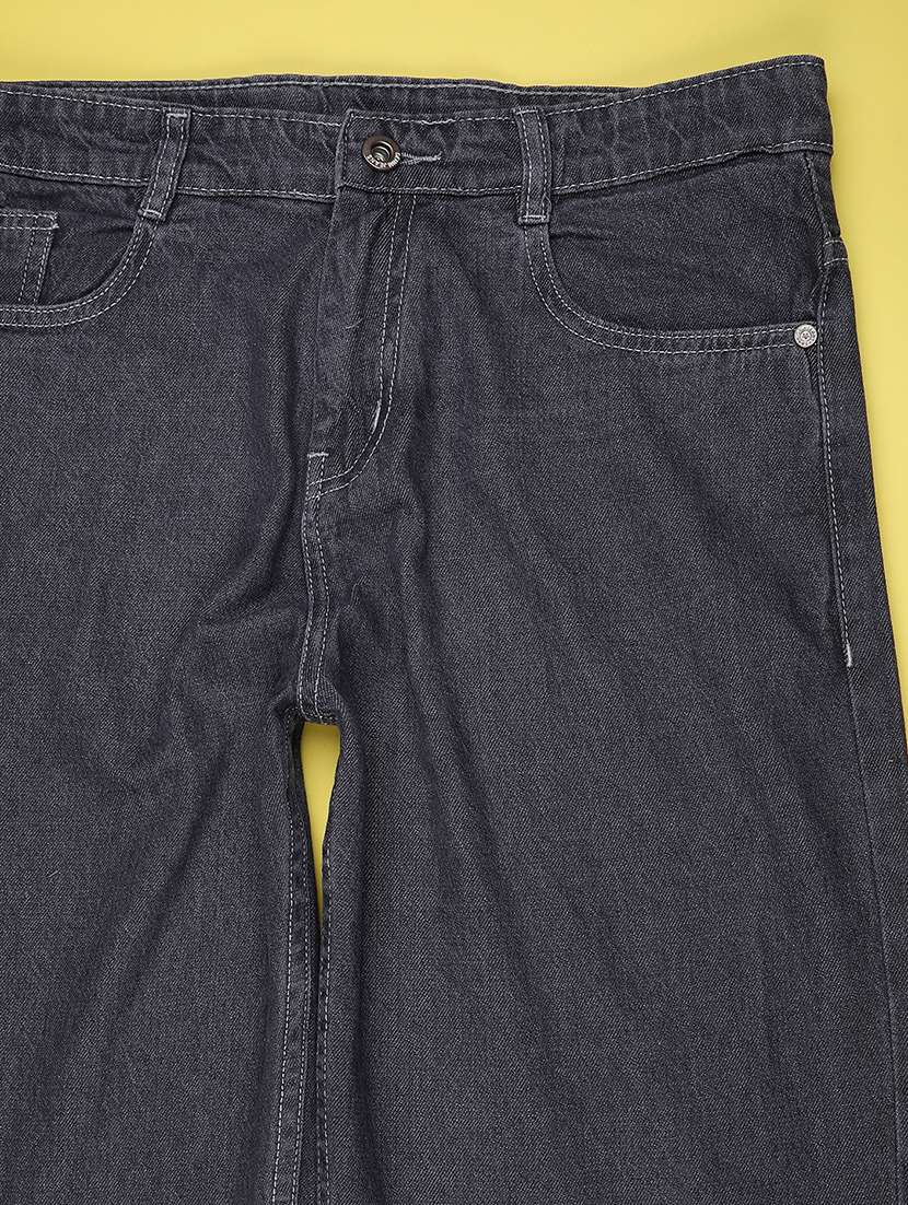 boys solid mid rise realxed fit jean - 22175521 -  Standard Image - 2