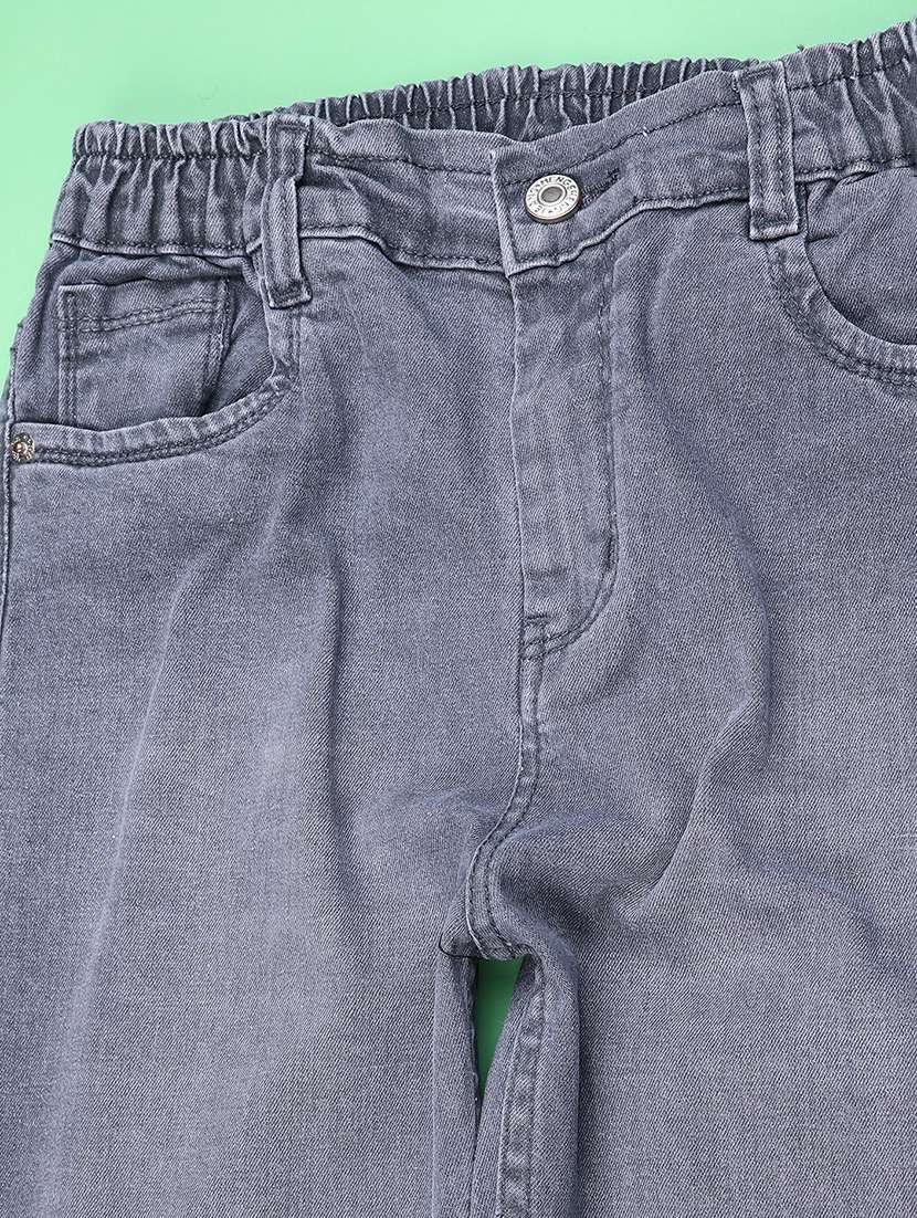boys solid mid rise jeans - 22175530 -  Standard Image - 2