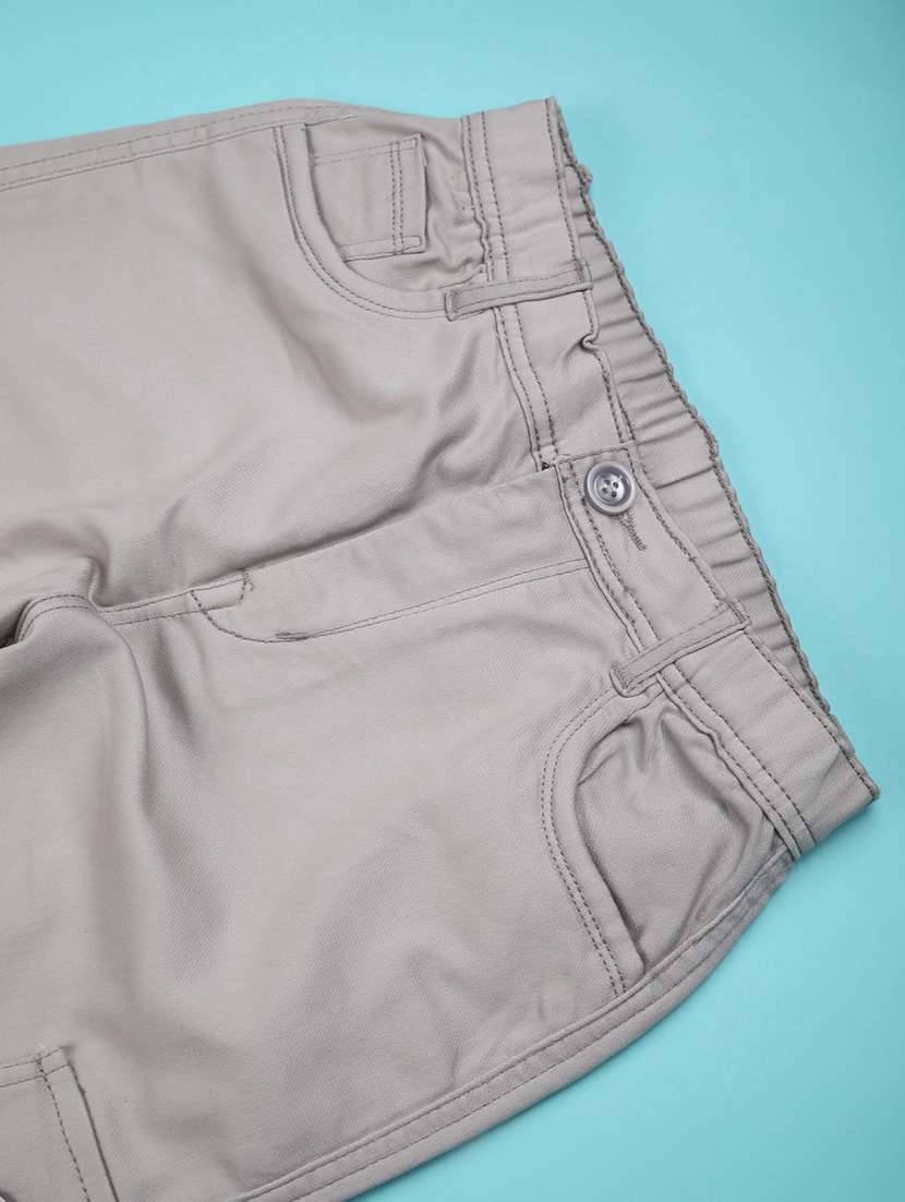 girls solid mid rise cargo - 22175531 -  Standard Image - 2