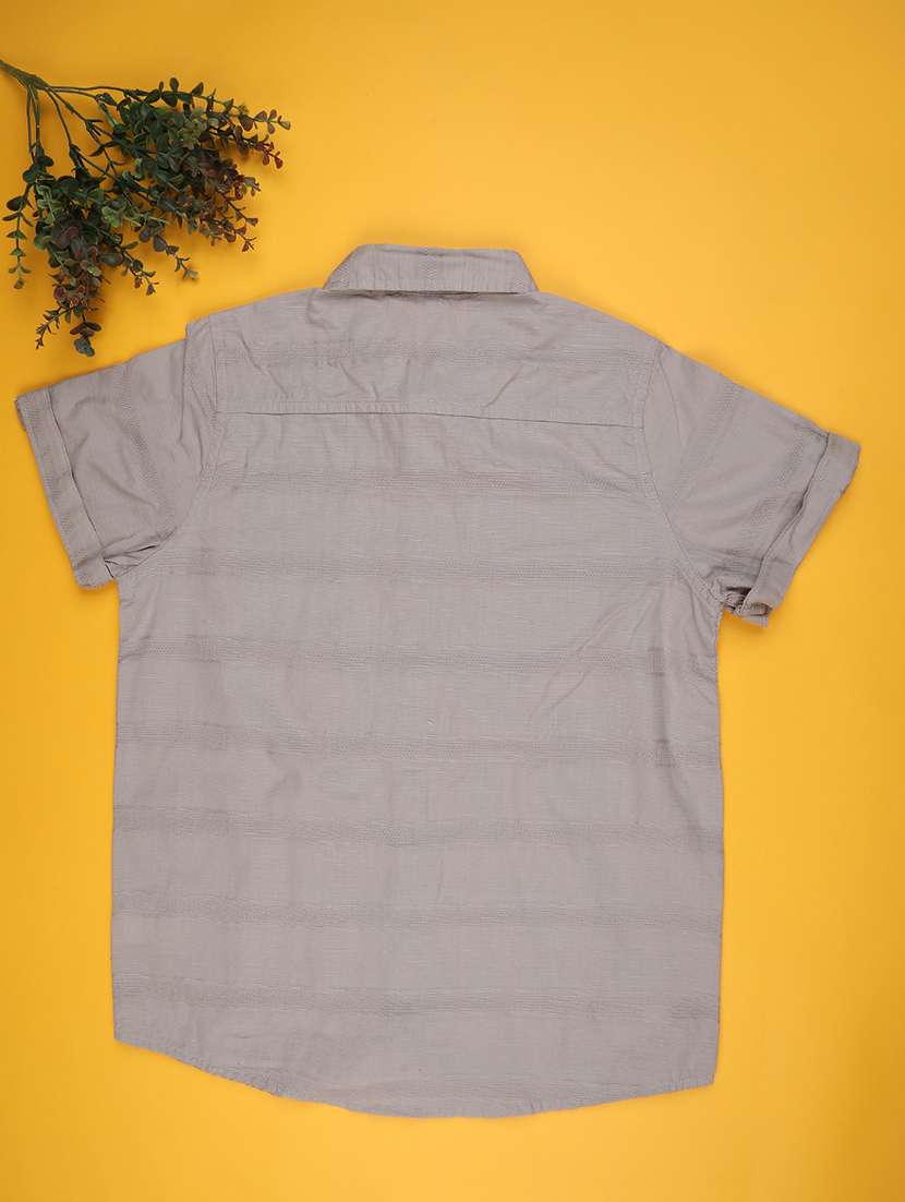 boys printed collared short sleeve shirt - 22175599 -  Standard Image - 2