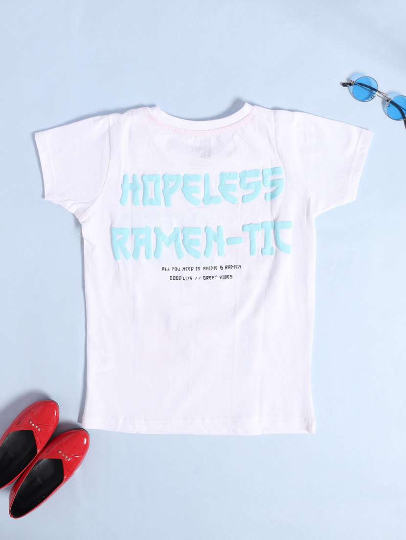 boys white cotton blend t-shirt - 22175802 -  Standard Image - 2