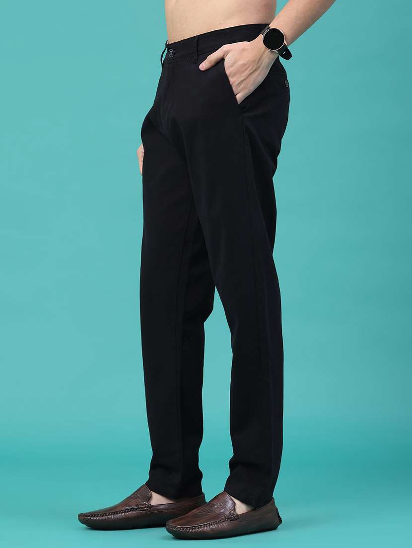 men solid mid rise chino - 22176100 -  Standard Image - 2