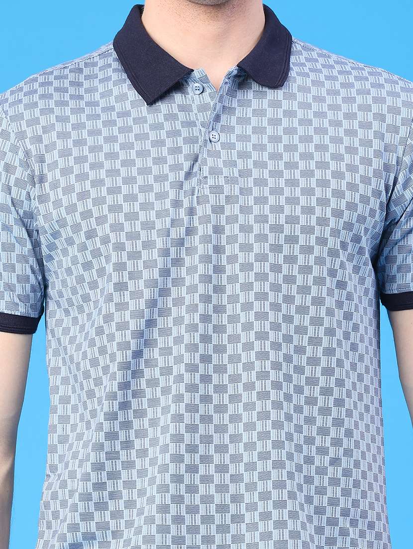 men printed short sleeve regular fit polo t-shirt - 22176229 -  Standard Image - 2