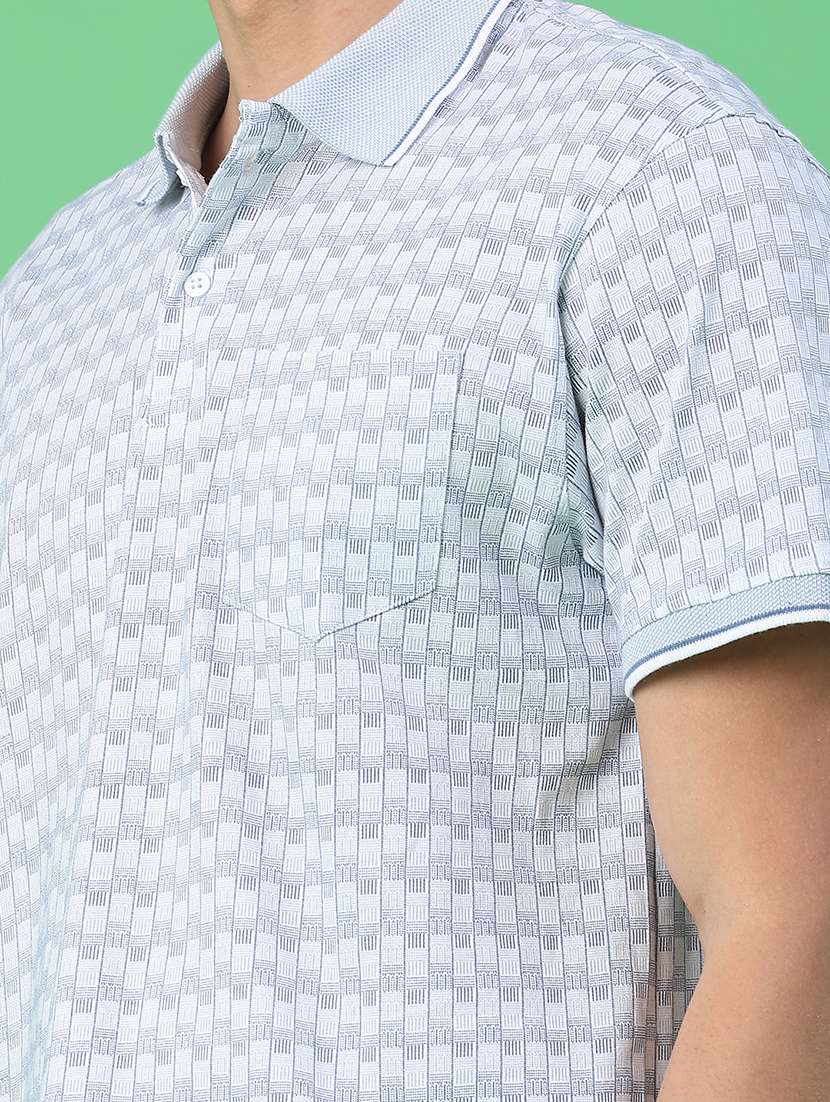men printed short sleeve regular fit polo t-shirt - 22176249 -  Standard Image - 2