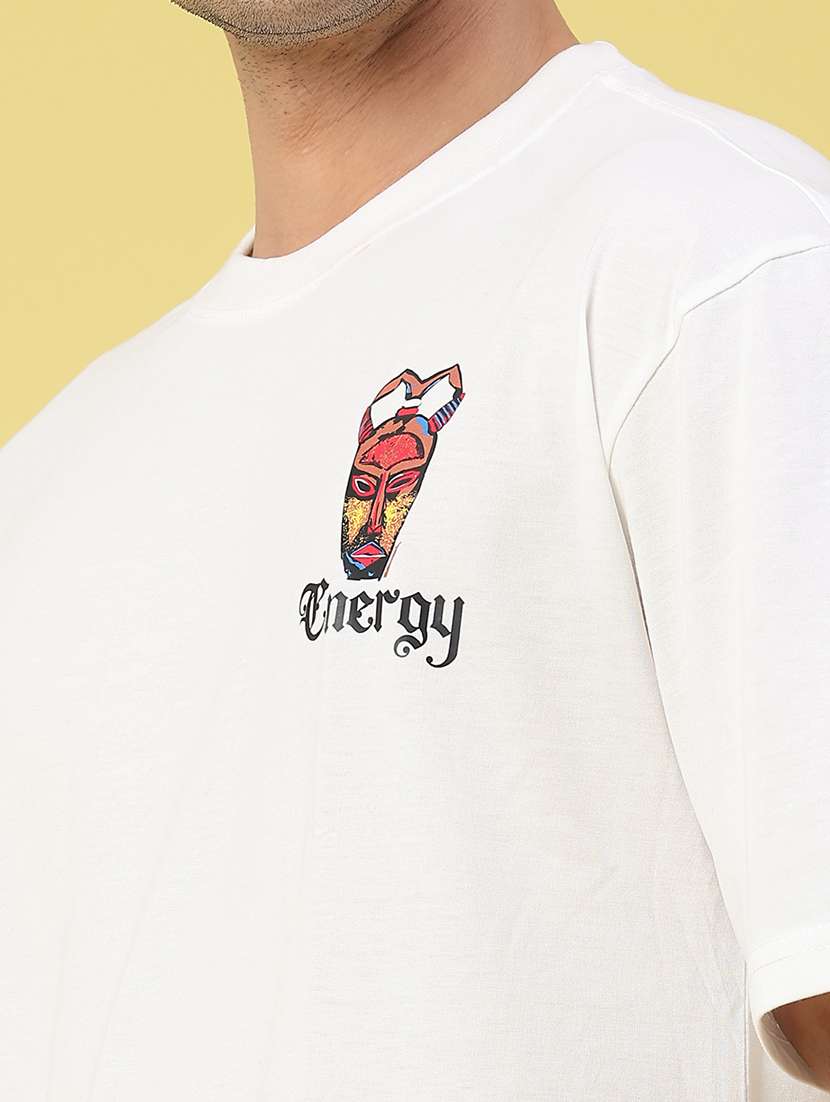 Men Printed Short Sleeve Loose Fit T-shirt - 22176261 -  Standard Image - 2