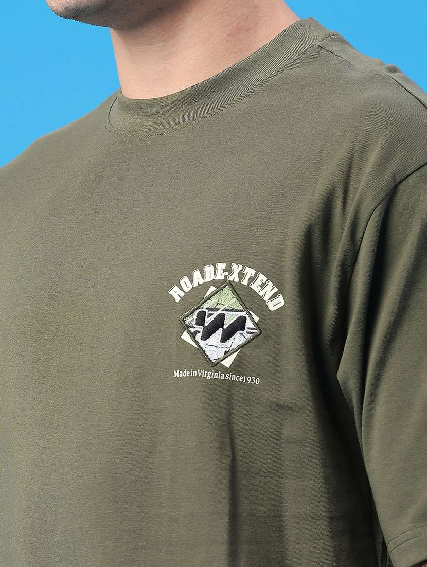 men printed short sleeve loose fit t-shirt - 22176263 -  Standard Image - 2