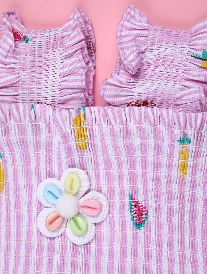 girls checkered sleeveless fit & flare dress - 22176356 -  Standard Image - 2