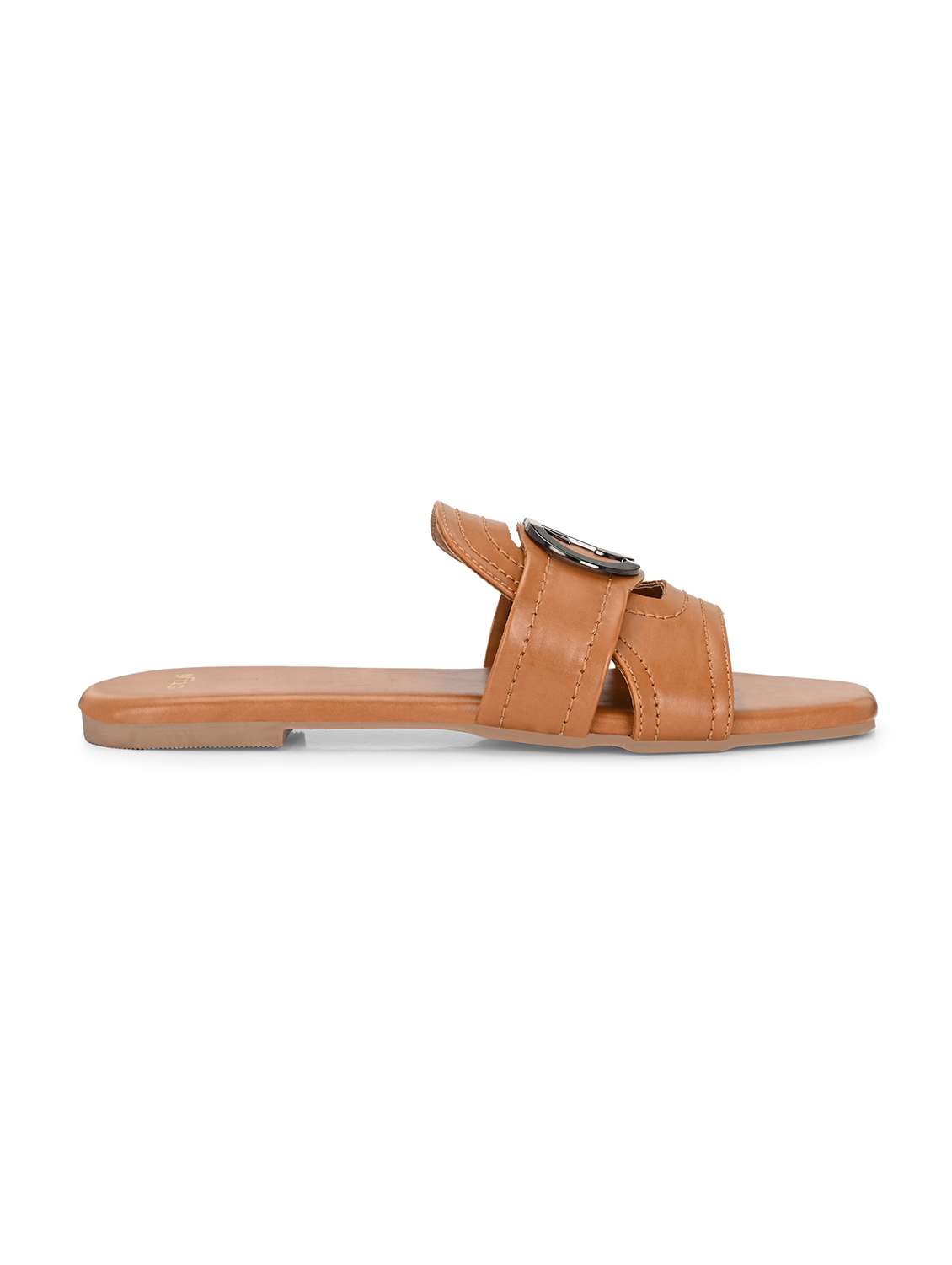 women slip on flat sandal - 22176722 -  Standard Image - 2