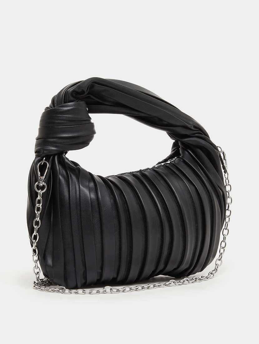 women black textured handbag - 22176743 -  Standard Image - 2