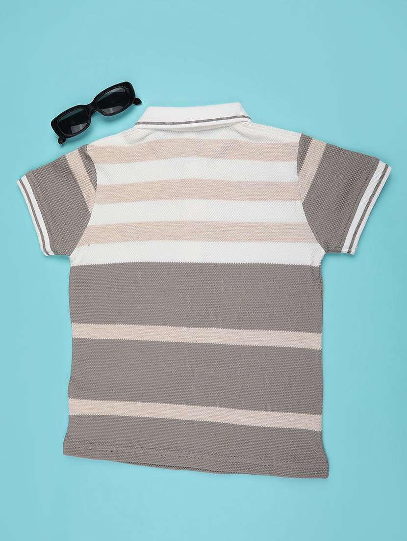 Boys Printed Short Sleeve Polo T-shirt - 22176908 -  Standard Image - 2