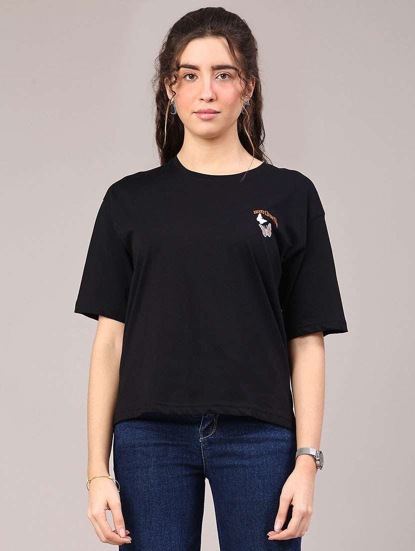 women printed short sleeve t-shirt - 22176910 -  Standard Image - 2