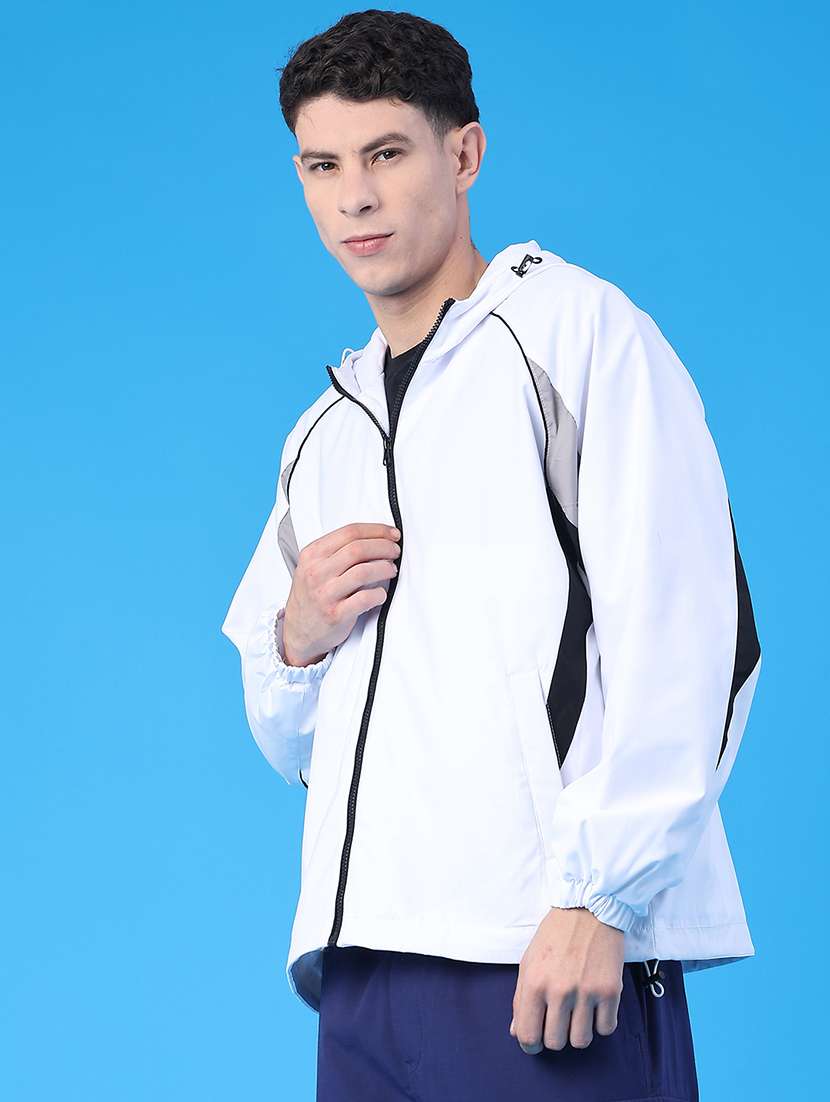 men color block long sleeve bomber jacket - 22176915 -  Standard Image - 2